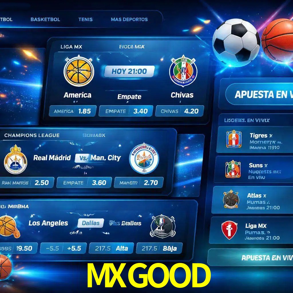 Mercados de apuestas deportivas MXGOOD para jugadores en México