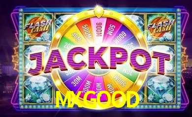 Una escena digital vívida inspirada en casino con MXGOOD mostrado prominentemente, luces brillantes, fichas, cartas y acentos dorados.